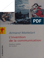 (Découverte-Poche) Armand Mattelart - L'Invention de La Communication-La Découverte (2011)