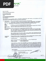 Loan Sanction Letter