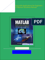 Get MATLAB Programming With Applications For Engineers 1st Edition Chapman Solutions Manual Free All Chapters