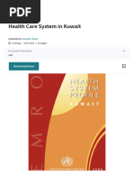 Health Care System in Kuwait - PDF - Kuwait - Hea