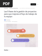 Las 5 Fases de La Gestión de Proyectos para Que Mejores El Flujo de Trabajo de Tu Equipo (2024) - Asana