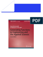 Generating Functions in Engineering and The Applied Sciences 2nd Edition Rajan Chattamvelli 2024 Scribd Download