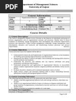 Outline OB MGT-306 Fall 24