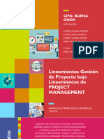 Lineamientos Gestión de Proyecto Bajo Lineamientos de PROJECT.U3