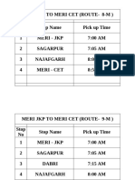 Bus Routes 1