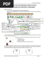 Prc3a1cticas de Electricidad Con Crocodile