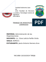 Trabajo de Investigacion Del Liderazgo