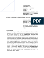 APELACIÓN DE SENTENCIA - OLIGACIÓN DE DAR SUMA DE DINERO Hermelinda