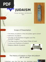 JUDAISM Presentation