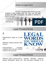 Definition of Legal Terms