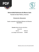 Cuadro Comparativo - Orientacion Alimentaria 