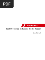 UD30282B - ID3000 Series Industrial Code Reader - User Manual - V3.2.0 - 20230901 - 5800