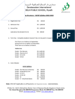 Igcse Fee Structure 2022 23