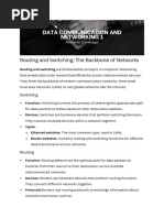 Routing and Switching The Backbone of Networks