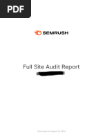 Semrush-Full Site Audit Report-Gokitoys Com Au-16th Aug 2024