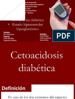 Diapositivas de Cetoacidosis Diabética y Estado Hiperosmolar Hiperglucémico - Curso Electivo, Urgencias Clínicas