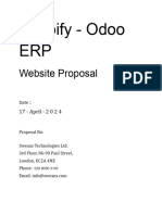 Shopify Odoo ERP Proposal