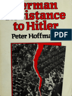 German Resistance To Hitler - Hoffmann, Peter