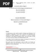 L'évaluation-Rh-En-Algérie - Un-Outil-Au-Service-Du-Développement-Professionnel