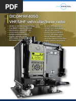 551 - DICOM - RF4050 - VHF - UHF Vehicular Radio - EN