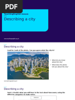 Describing A City Presentation