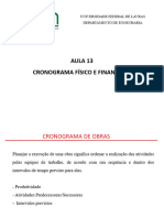 Aula 13 - Cronograma Físico e Financeiro (1)