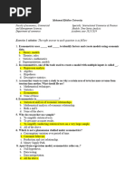 Exercises Series N°3 Solution