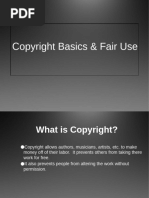 Copyright Basics and Fair Use