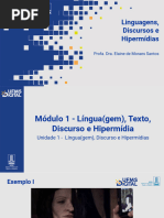 LINGUAGENS, DISCURSOS E HIPERMÍDIAS - Videoaula Do Módulo 1