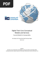 Digital Twin Core Conceptual Models and Services 20231102