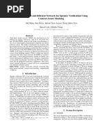 CAM++: A Fast and Efficient Network For Speaker Verification Using Context-Aware Masking