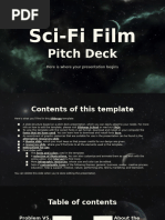 Sci-Fi Short Film Pitch Deck by Slidesgo