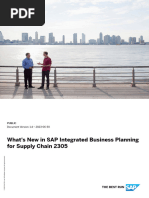 What's New in SAP Integrated Business Planning For Supply Chain 2305