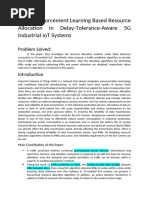 Deep Reinforcement Learning Based Resource Allocation in Delay