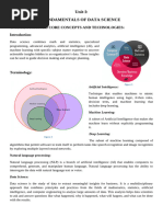 Unit 1 FUNDAMENTALS OF DATA SCIENCE-1