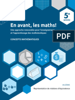 5e - CM - Algèbre - Représentation Des Relations D'équivalence