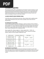 Periodic Properties