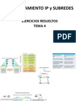 PRACTICAS DE DIRECCIONAMIENTO IP y SUBREDES T4 Con Solucion IMP