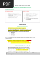 Business Studies Paper 2 Revision Amended