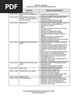 JAM Kegiatan Program Pengembangan: Jadwal Harian Taman Kanak-Kanak PKK Bandulan