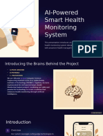 AI Powered Smart Health Monitoring System