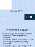 History of C Programming Language