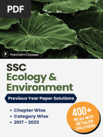 014) Ecology & Environment PYQ Ebook