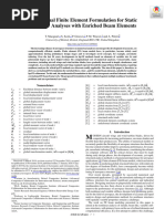 134-Corotational Finite Element Formulation For Static Nonlinear Analyses With Enriched Beam Elements