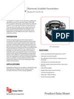 Electronic Scalable Transmitters Models Pft-1e Pft-4e Product Data Sheet Xmt-Ds-00837-En