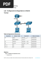 Switch Security Configuration