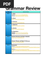 Grammar Review Per Weeks 1-6