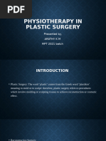 Physiotherapy in Plastic Surgery