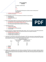 12 Capital Budgeting Version 2 Key