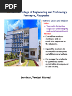 Standard Protocol of Seminar or Project - Modified Final